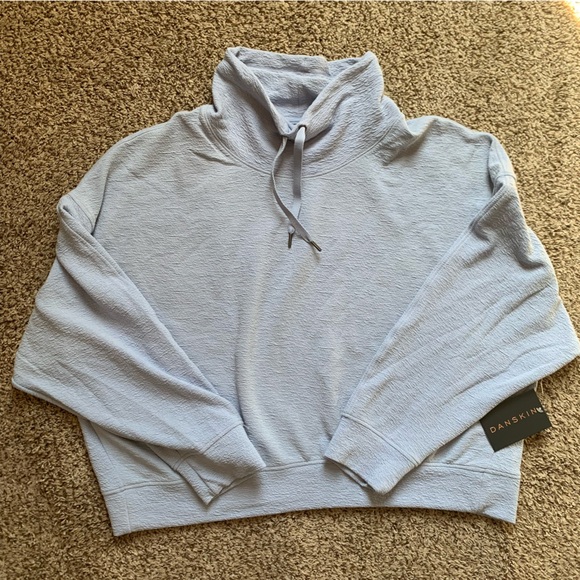 NWT Danskin Jacquard Funnel Neck Pullover - Picture 1 of 7